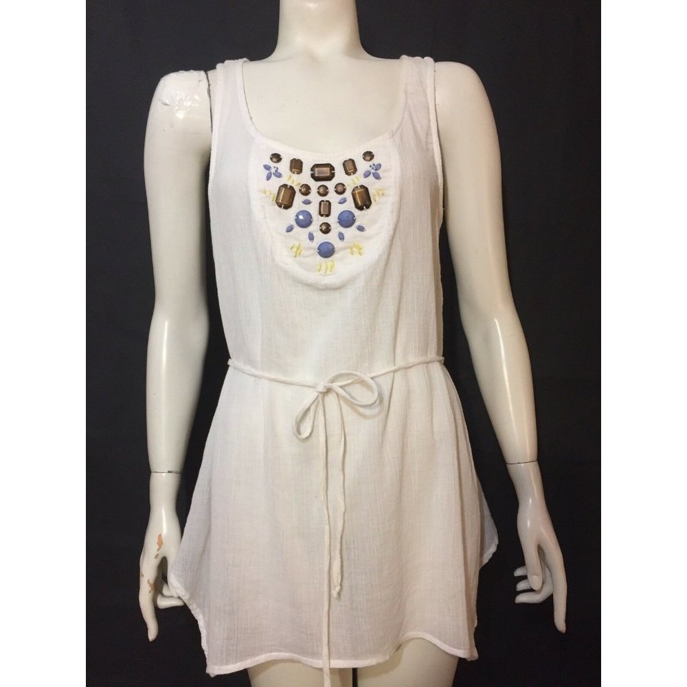 edme & esyllte Anthropologie Womens Semi Sheer Top